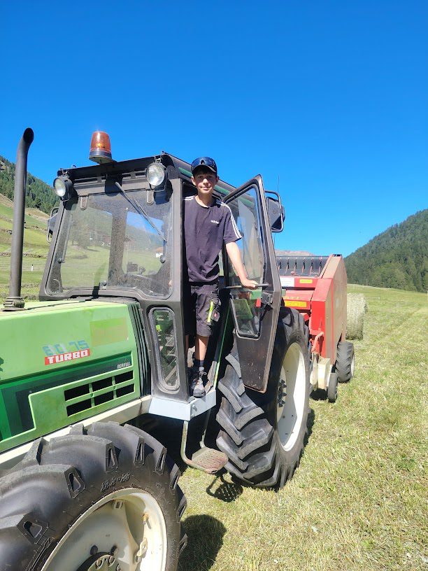 Fabian Maschinenfreak Urlaub auf dem Bauernhof Wiartshof Langtaufers
