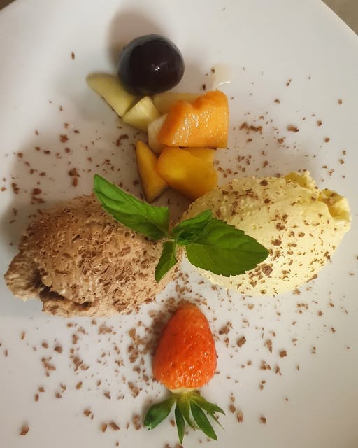 Gletscherblick Dessert