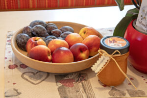 Wiartshof Urlaub auf dem Bauernof Langtaufers Ferienwohnung Heustadl Tischdeko